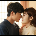 **

A romantic scene: Kang Joon gazes adoringly at his co-star. Soft lighting enhances the warmth and intimacy. The focus is on their expressive eyes, conveying deep affection and connection. The background is blurred, creating a dreamy, heartwarming atmosphere, reminiscent of a classic romance drama.

**