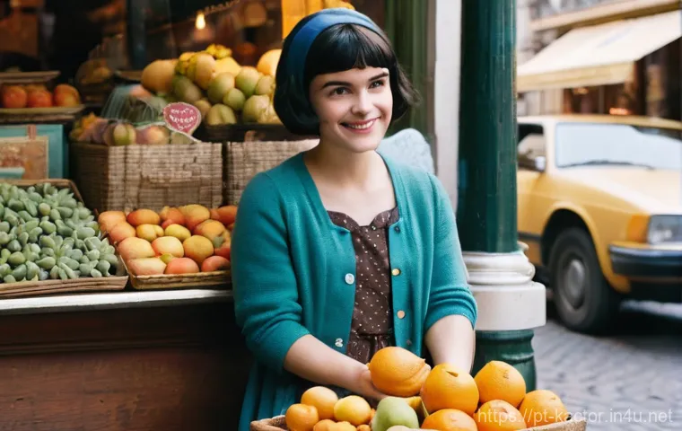 정유미 힐링 영화 추천 - **Prompt 1 (Inspired by Amélie: The Magic of Everyday Kindness):**
"A charming young woman, with...