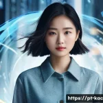 Home 15 김고은 스캔들과 해명 - **Prompt:** A serene and elegant young woman, resembling a K-drama actress, stands calmly amidst a s...
